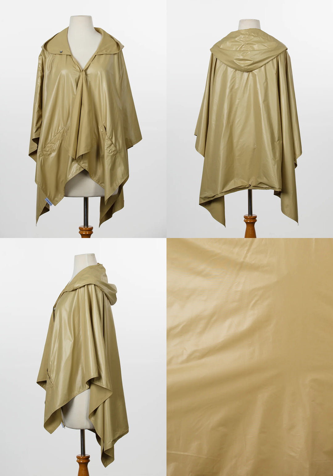 Olive Gold RAINRAP | Woman's Rain Wrap Jacket - fashionable and practical rain gear by RAINRAPS