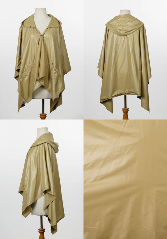 Olive Gold RAINRAP | Woman's Rain Wrap Jacket - fashionable and practical rain gear by RAINRAPS