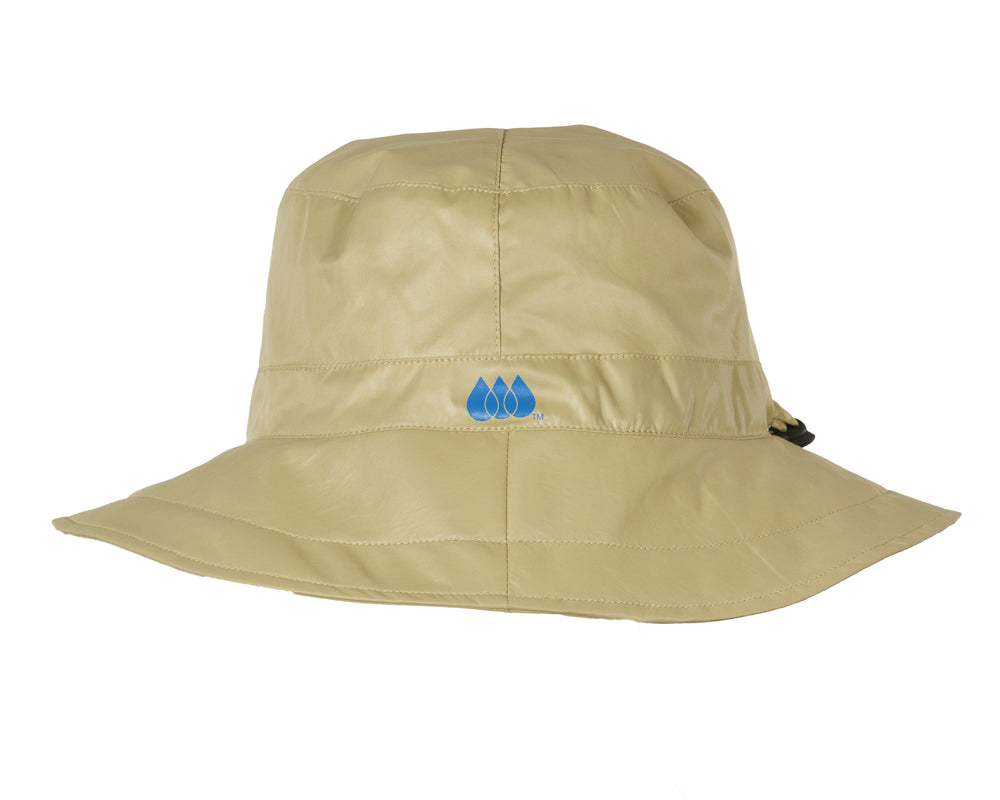 Shiny Olive Gold RAINCAP | Women's Bucket Hat