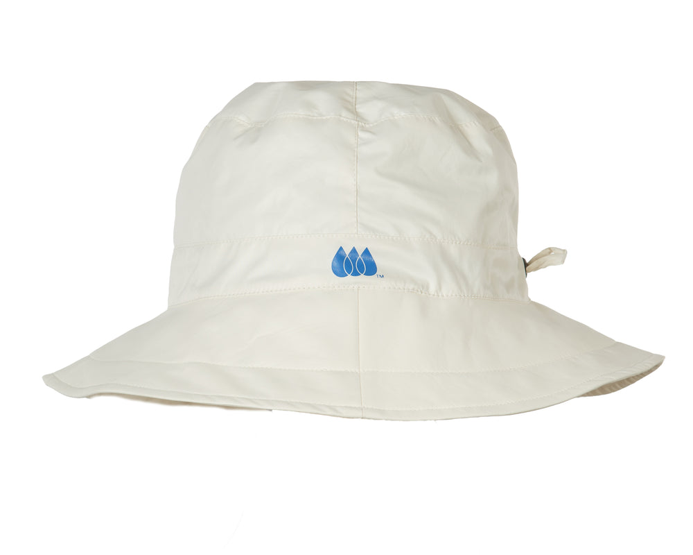 Shiny Ivory RAINCAP | Women's Bucket Hat