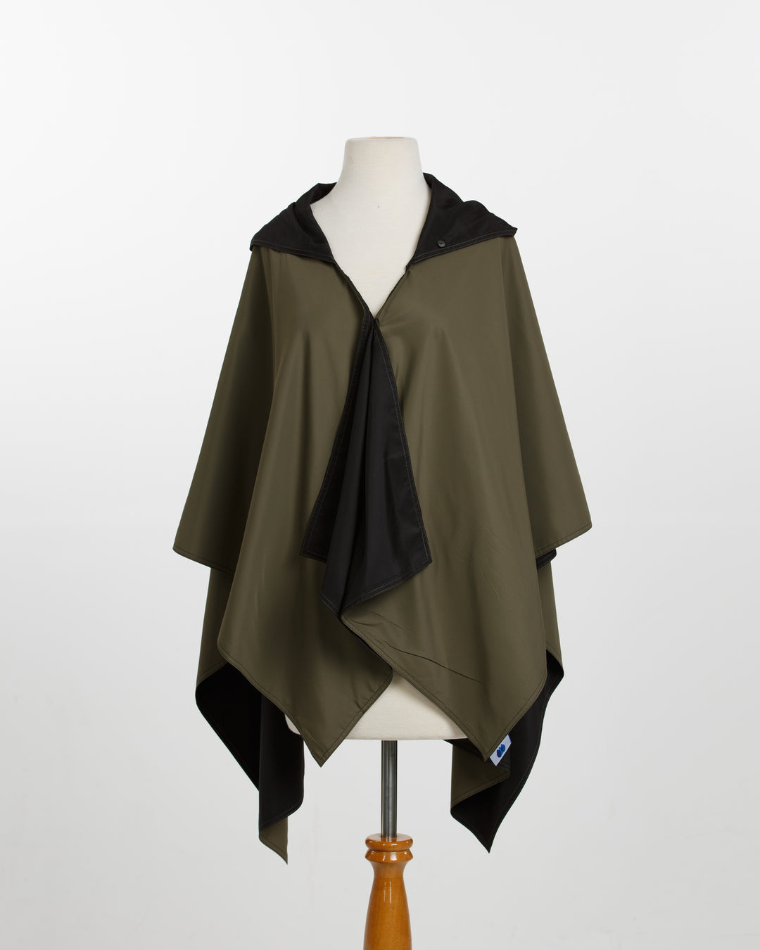 Black & Olive RAINRAP | Women's Rain Wrap Jacket - fashionable and practical rain gear by RAINRAPS