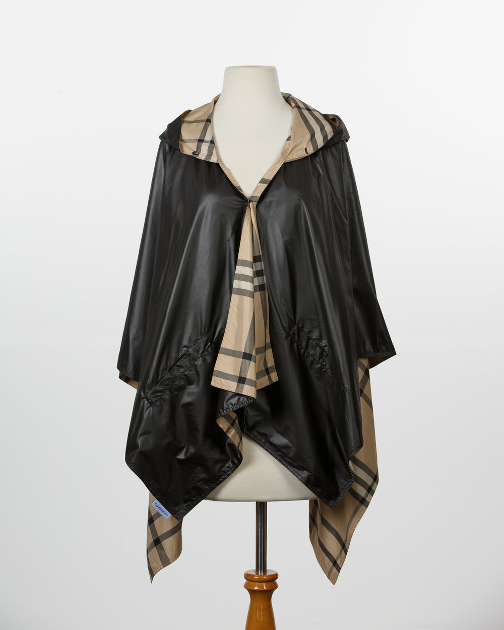 Black & Plaid RAINRAP | Woman's Rain Wrap Jacket