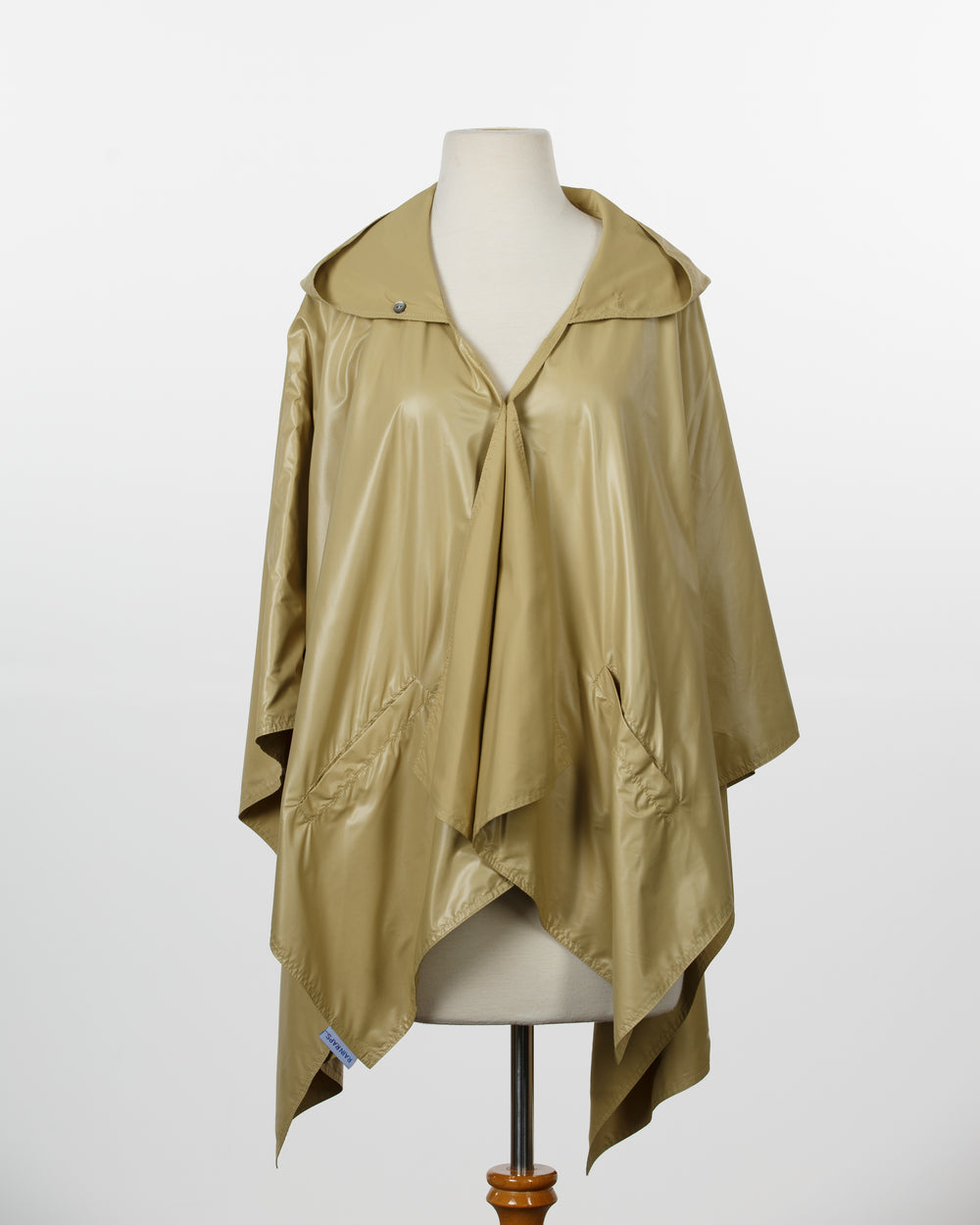 Shiny Olive Gold RAINRAP | Woman's Rain Poncho