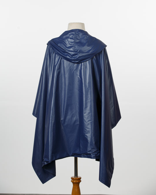 Shiny Navy RAINRAP | Woman's Rain Poncho