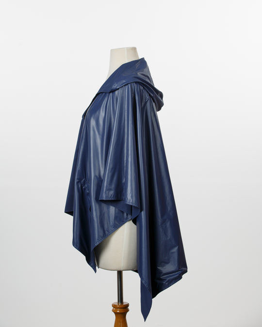 Shiny Navy RAINRAP | Woman's Rain Poncho