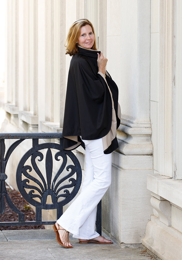 Black & Camel SPORTYRAP | Sport Poncho (Pre-Order Shipping July 27)