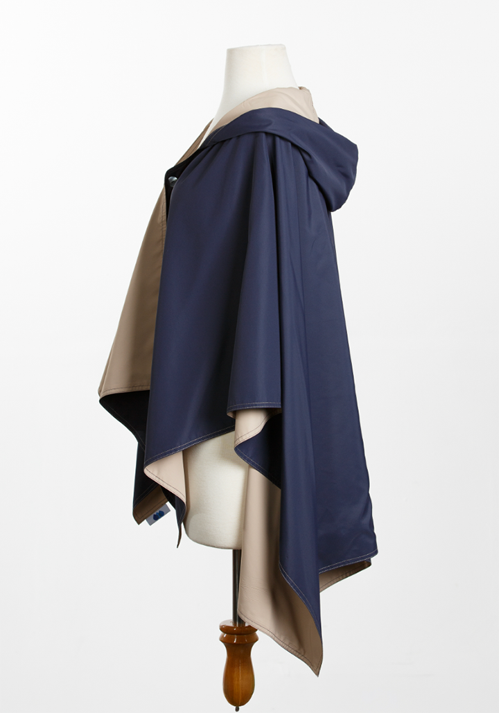Navy & Camel SPORTYRAP | Woman's Rain Jacket (Pre-Order Shipping July 27)