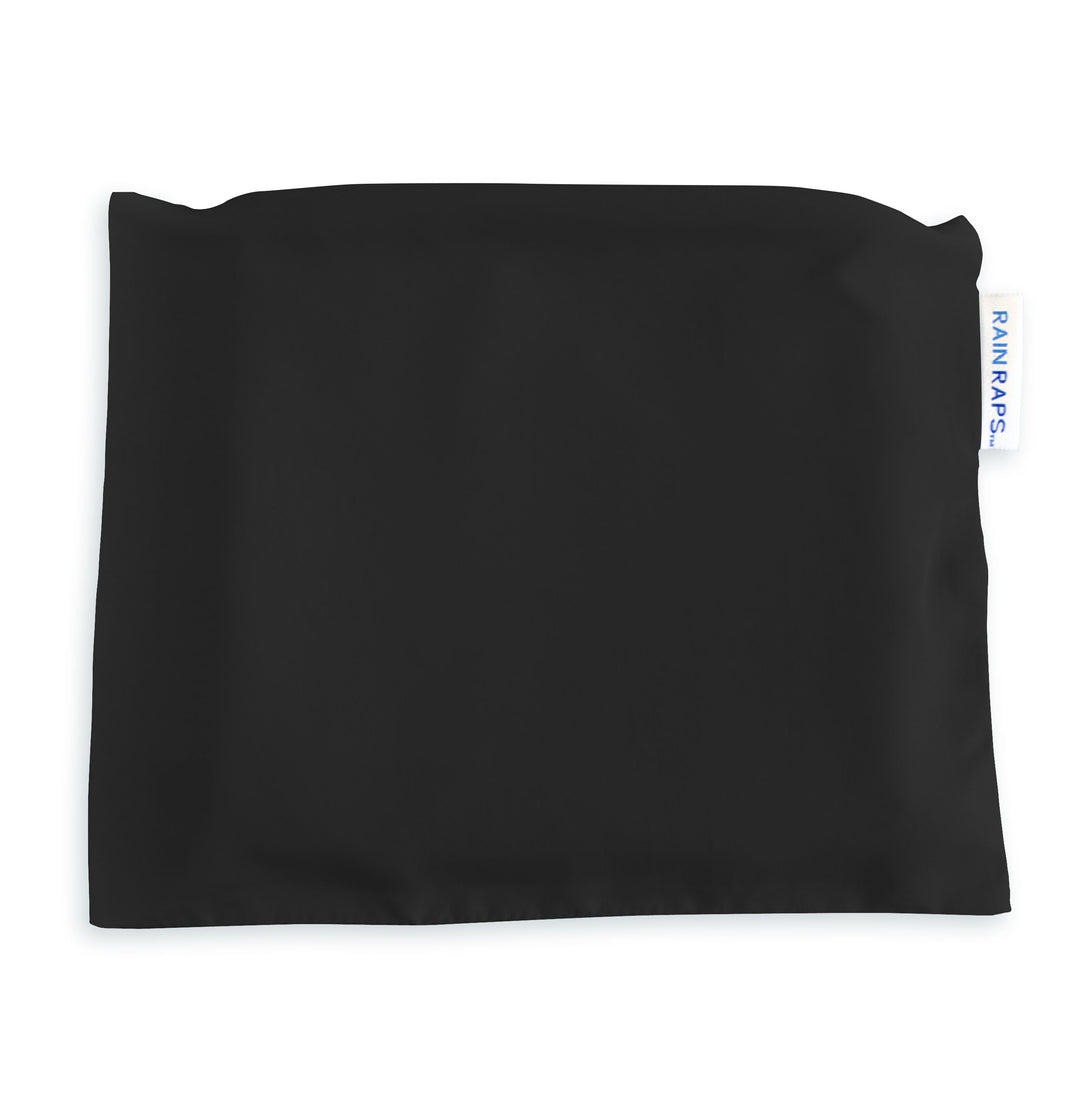 Black & Camel SPORTYRAP | Sport Poncho - fashionable and practical rain gear by RAINRAPS