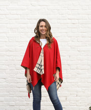 Jester Red & Plaid ALL-WEATHERRAP - fashionable and practical rain gear by RAINRAPS