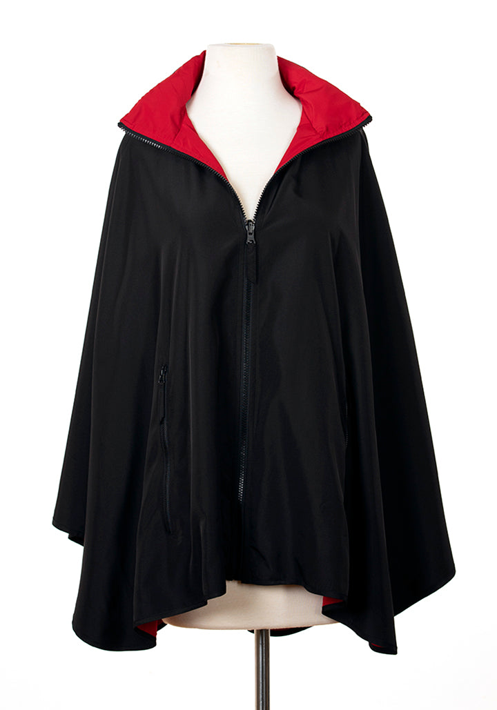 Black & Red SPORTYRAP - fashionable and practical rain gear by RAINRAPS