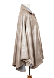 Hooded Camel Silver Metallic & Light Gray Gold Metallic SPORTYRAP - fashionable and practical rain gear by RAINRAPS