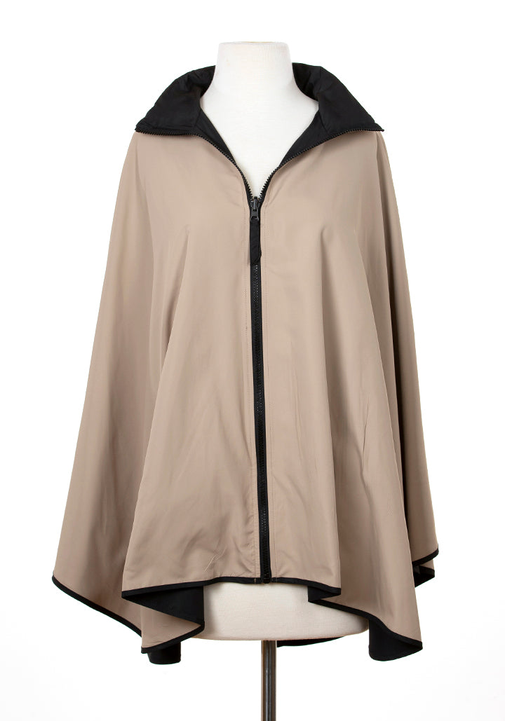 Black & Camel SPORTYRAP - fashionable and practical rain gear by RAINRAPS