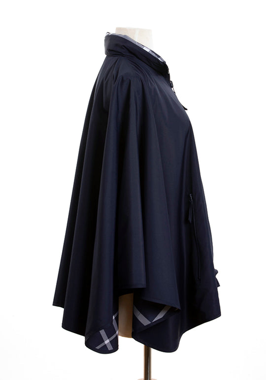 Navy & Navy Plaid SPORTYRAP (In stock February) - fashionable and practical rain gear by RAINRAPS