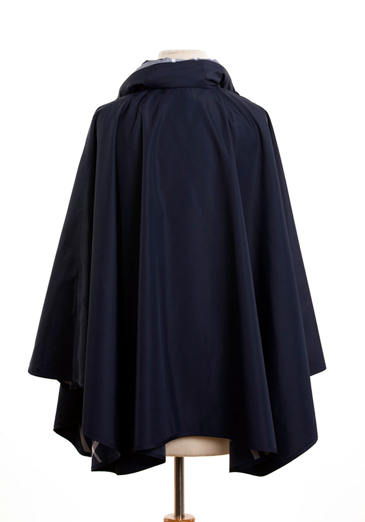 Navy & Navy Plaid SPORTYRAP (In stock February) - fashionable and practical rain gear by RAINRAPS