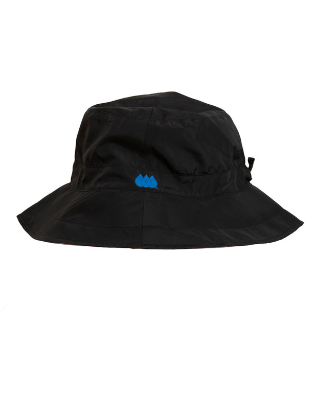 Black & Floral RAINCAP | Women's Bucket Hat (Shipping February 6, 2023) - fashionable and practical rain gear by RAINRAPS