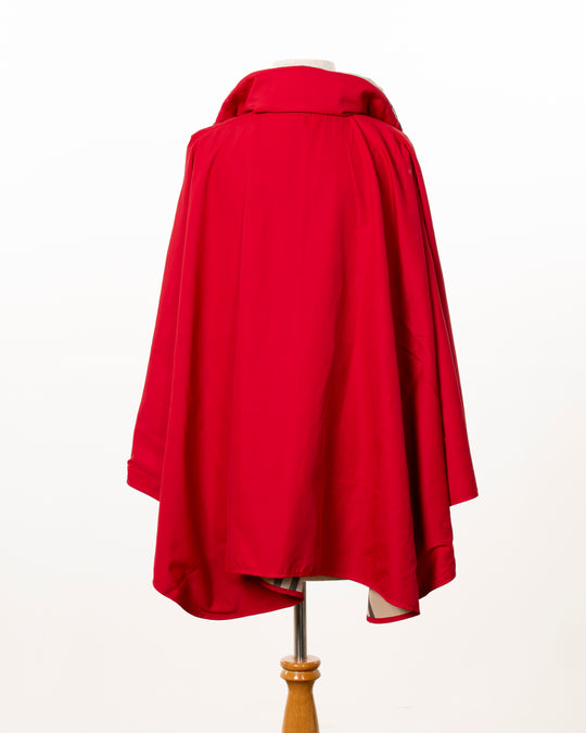 Jester Red & Plaid SPORTYRAP | Sport Poncho - fashionable and practical rain gear by RAINRAPS